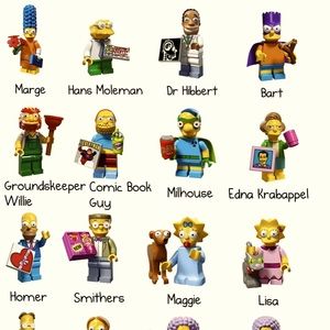 Lego simpsons minifigs series 2 Please read